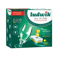 Ludwik All In One POWER tablety do umývačky riadu 50 ks.