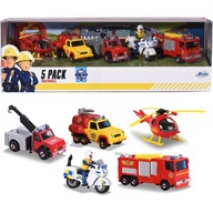 JADA Fireman Sam Vehicles 5ks Set Akčná figúrka