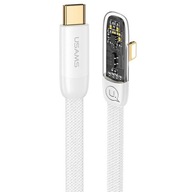 USAMS Uhlový kábel USB-C na Lightning PD 20W rýchlonabíjací kábel Iceflake 2m