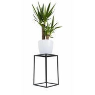 Moderný stojaci stojan na kvety, 40 cm, čierny Moderný stojaci stojan na kvety, 40 cm, čierny