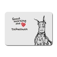 Grafika podložky pod myš Doberman Grafika podložky pod myš Doberman