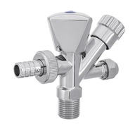 KOMBINOVANÝ PRIPOJOVACÍ PAP VENTIL 1/2" x 3/4" x 3/8" PRE PRÁČKU UMÝVAČKU RIADU KOMBINOVANÝ PRIPOJOVACÍ PAP VENTIL 1/2" x 3/4" x 3/8" PRE PRÁČKU UMÝVAČKU RIADU
