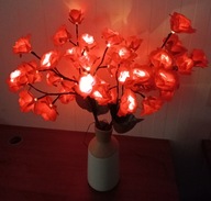 LED záhradné svietidlá Rose Bush 2 ks, 40 LED