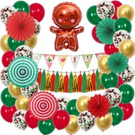 Vianočné ozdoby Sada vianočných balónov
