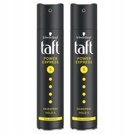 Taft Power Express saténový lak na vlasy 2x250ml Taft Power Express saténový lak na vlasy 2x250ml