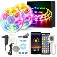 20 m RGB 5050 LED pásik Diaľkové ovládanie BLUETOOTH telefónna aplikácia Časovač napájania 20 m RGB 5050 LED pásik Diaľkové ovládanie BLUETOOTH telefónna aplikácia Časovač napájania