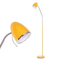 Stojacia lampa Žltá Minimalistická E27