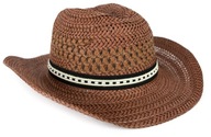 Letný prírodný kovbojský klobúk Jerry unisex cz20158-3