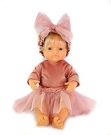 Oblečenie pre bábiku Miniland - Paola Reina 32-38 cm Set šaty + nohavičky + čelenka Oblečenie pre bábiku Miniland - Paola Reina 32-38 cm Set šaty + nohavičky + čelenka