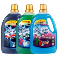 3x Der Waschkonig nemecký prací gél Mix 3,3l 3x Der Waschkonig nemecký prací gél Mix 3,3l