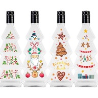 5x FĽAŠE NA VIANOČNÝ STROMČEK 500 ml AKO VIANOČNÝ DARČEK ZA MESIACE LIkéR SIRUP VÍNA 5x FĽAŠE NA VIANOČNÝ STROMČEK 500 ml AKO VIANOČNÝ DARČEK ZA MESIACE LIkéR SIRUP VÍNA