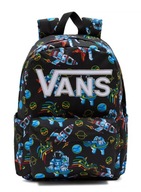 Školský batoh Vans New Skool - čierna/pravá červená