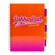 Kruhový zápisník PUKKA PAD FUSION A4, oranžový