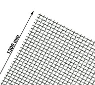 Nerezové tkané pletivo, oko 0,60 mm, šírka 130 cm Nerezové tkané pletivo, oko 0,60 mm, šírka 130 cm