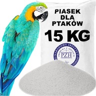 Biely piesok pre papagáje kanárske od výrobcu BATH DUST 15 KG