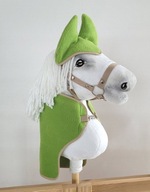 Sada Hobby Horse A3: koberček + chrániče sluchu - zelená