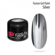 PNB Silver Fusion Silver gélová farba na nechty 5 ml PNB Silver Fusion Silver gélová farba na nechty 5 ml