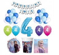 Frozen Balloon Decorations 4th Birthday Ľubovoľné meno Frozen Balloon Decorations 4th Birthday Ľubovoľné meno