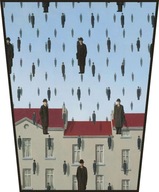 Padajúca obrazovka René Magritte