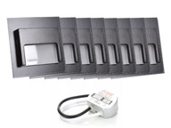 Sada halogénových LED schodiskových lámp 8x + zdroj Sada halogénových LED schodiskových lámp 8x + zdroj