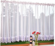 PRIPRAVENÁ ZÁCLONA S GUIPURE 500x160 ROVNÁ ZÁCLONA S ČIPKOU DO OBÝVAČKY PRIPRAVENÁ ZÁCLONA S GUIPURE 500x160 ROVNÁ ZÁCLONA S ČIPKOU DO OBÝVAČKY