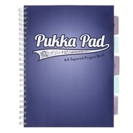Zápisník A4/100k. Project Book Navy Pukka Pad kockovaný Zápisník A4/100k. Project Book Navy Pukka Pad kockovaný