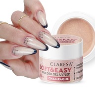 CLARESA SOFT & EASY BUILDING GÉL NA NECHTY S tixotropiou ŠAMPANSKÉ 45 g CLARESA SOFT & EASY BUILDING GÉL NA NECHTY S tixotropiou ŠAMPANSKÉ 45 g