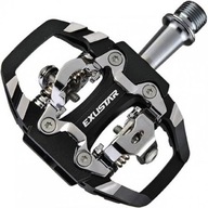 Exustar PM228 SPD platformové pedále ALU CNC LSL Exustar PM228 SPD platformové pedále ALU CNC LSL