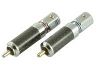 2 ks. RCA ZÁSTRČKA AUDEN WR5-R KÁBEL PRE 8,5 MM RHODIOVANÝ 2 ks. RCA ZÁSTRČKA AUDEN WR5-R KÁBEL PRE 8,5 MM RHODIOVANÝ