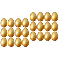 Zlaté veľkonočné vajíčka Falošné detské vajíčka 24 ks
