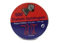 Spitzkugeln Diabolo pelety 500 ks 4,5 mm ostr