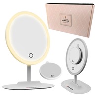 HUMANAS Make-up zrkadlo s LED osvetlením HUMANAS Make-up zrkadlo s LED osvetlením