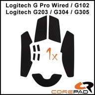 Grip Corepad Logitech G Pro / G102 / G203 / G304 / Grip Corepad Logitech G Pro / G102 / G203 / G304 /