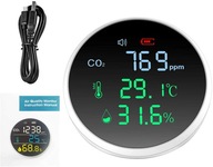 Monitor kvality vzduchu 3v1 CO2 s vlhkosťou tepl Monitor kvality vzduchu 3v1 CO2 s vlhkosťou tepl