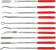 Sada diamantových ihlových pilníkov 3 x 140 x 25 mm 10 kusov YT-6145 xxP Sada diamantových ihlových pilníkov 3 x 140 x 25 mm 10 kusov YT-6145 xxP