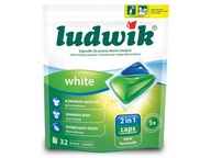 LUDWIK 2v1 Biele kapsule na pranie 32 ks.