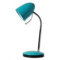 Modrá stojaca stolná lampa E27 bez žiarovky Modrá stojaca stolná lampa E27 bez žiarovky