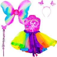 Plesový kostým víla motýľa pre dievčatá s krídelkami