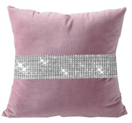 VELÚROVÝ POVLAK NA VANKÚŠ so zirkónmi 40x40 Diamanty VELÚROVÝ POVLAK NA VANKÚŠ so zirkónmi 40x40 Diamanty