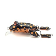 Wobler Wob-Art Frog 6,5cm 6g ČIERNA/ORANŽ Wobler Wob-Art Frog 6,5cm 6g ČIERNA/ORANŽ