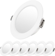 LED stropné bodové svietidlo zapustené 5W IP44 teplá biela 6ks LED stropné bodové svietidlo zapustené 5W IP44 teplá biela 6ks