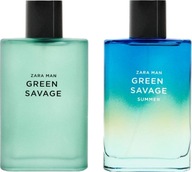 ZARA GREEN SAVAGE + LETNÁ SÚPRAVA pánskych parfumov 180 ml EDT ZARA GREEN SAVAGE + LETNÁ SÚPRAVA pánskych parfumov 180 ml EDT