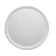 Lubiana Tina veľký plytký tanier na pizzu z bieleho porcelánu, plochý 33 cm
