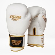 Boxerské rukavice StormCloud Pro Boxing White/Gold 12 oz