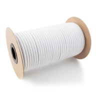 Elastické elastické lano gumové BIELE 5mm 100m Elastické elastické lano gumové BIELE 5mm 100m