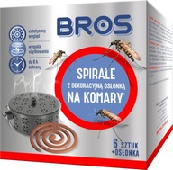 Špirály proti komárom s ozdobným obalom 6ks BROS Špirály proti komárom s ozdobným obalom 6ks BROS
