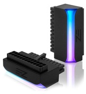 ATX 24pinový adaptér 90 stupňový RGB aRGB LED ATX 24pinový adaptér 90 stupňový RGB aRGB LED