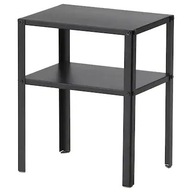 IKEA KNARREVIK Nočný stolík Čierny 37x28 cm