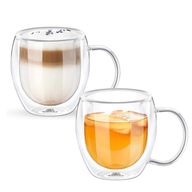 Termálne poháre hrnčeky 400ml COFFEE LATTE CAPUCCINO TEA MACCHIATO 2 ks