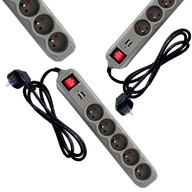 Odizolujte predlžovací kábel 3 m, 5 ks 2xUSB zásuvky Odizolujte predlžovací kábel 3 m, 5 ks 2xUSB zásuvky